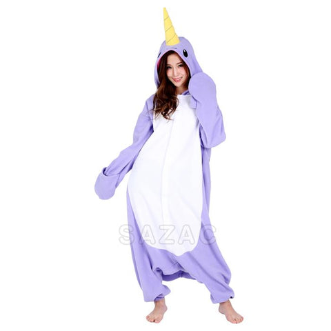 Sazac Purple Narwhal Kigurumi