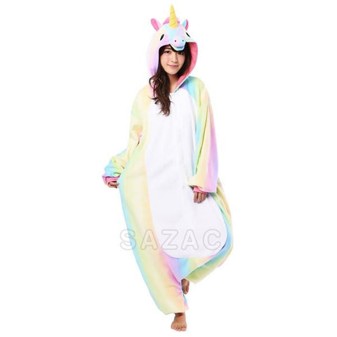 SAZAC Rainbow Unicorn Kigurumi