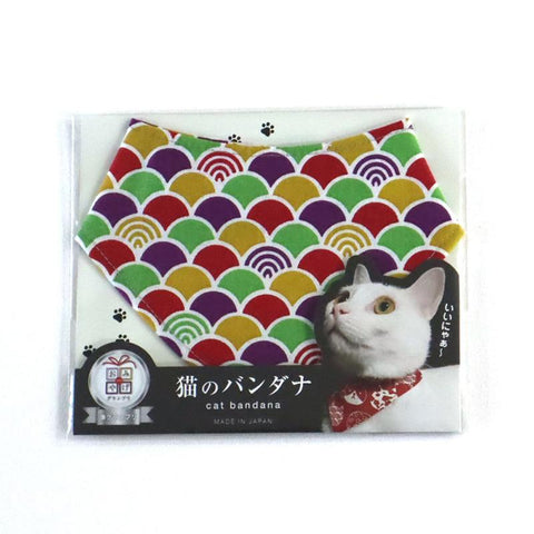 COCOLUCK  Cat Bandana CO-6197-SEAWAVE