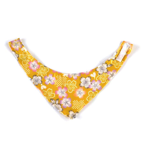 COCOLUCK  Cat Bandana CO-6197-YELLOWCHERY